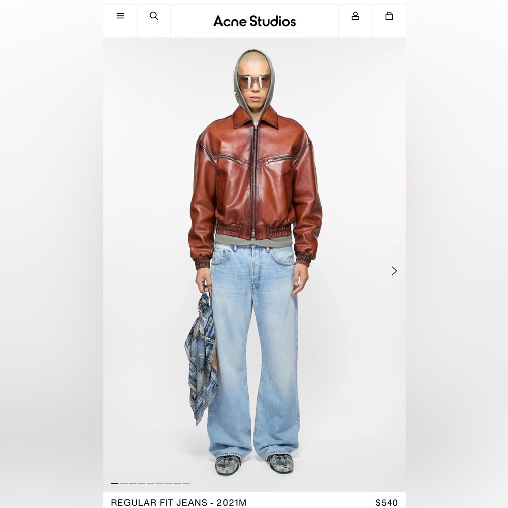Acne Studio 2021M Light Blue Jeans 34Size